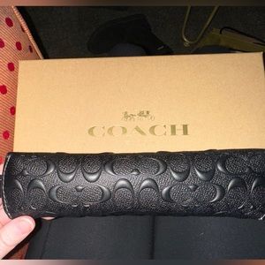 New Coach pencil case with two charms